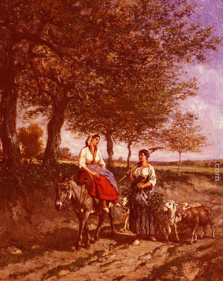 Jules Jacques Veyrassat The Return Home